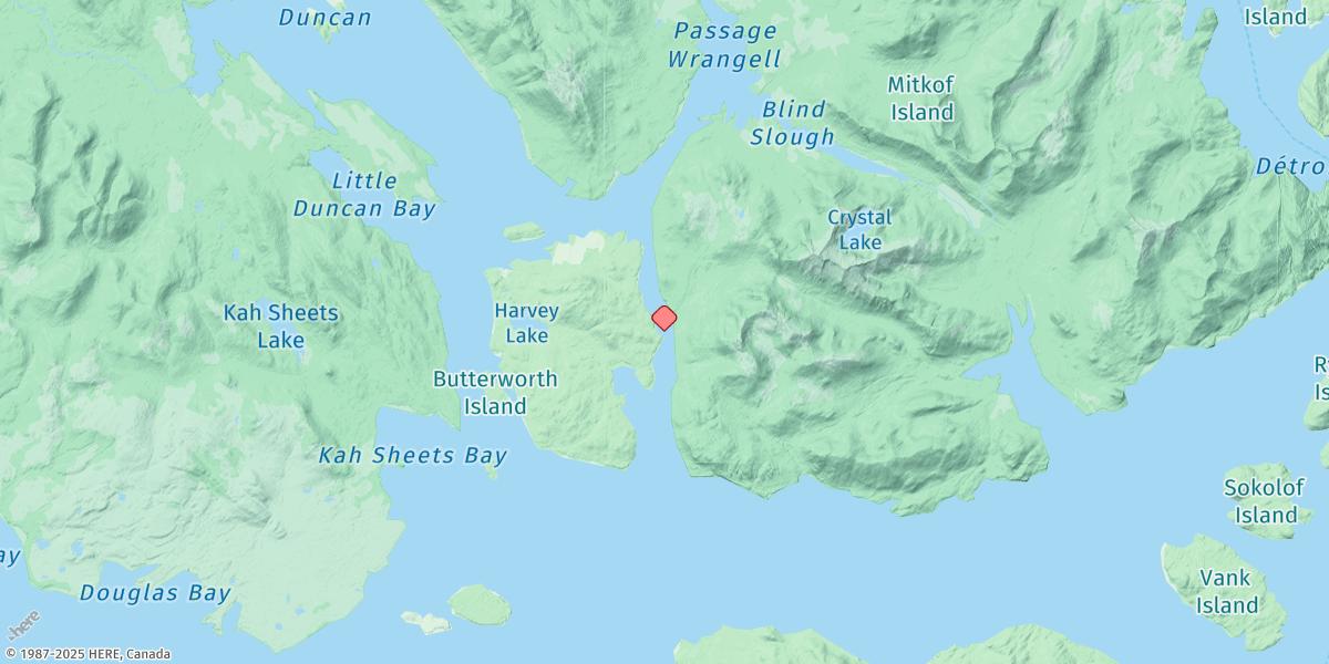 Map of Point Lockwood, Woewodski Island