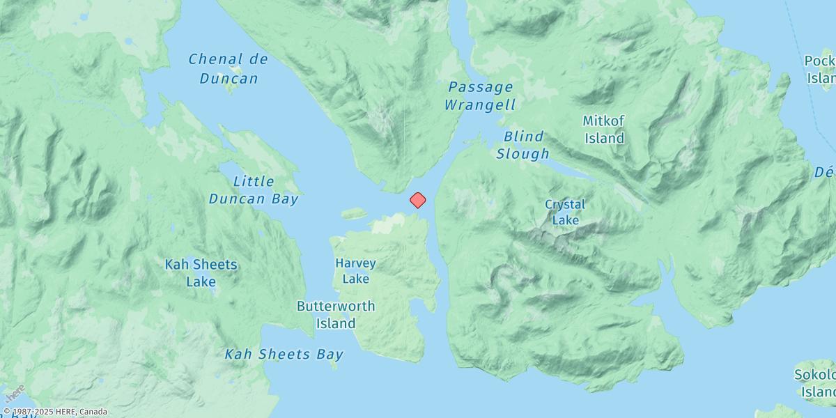 Map of Beecher Pass