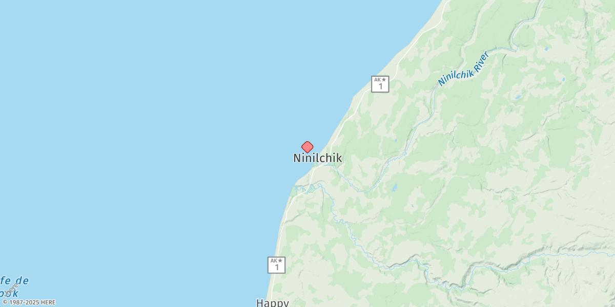 Map of Ninilchik