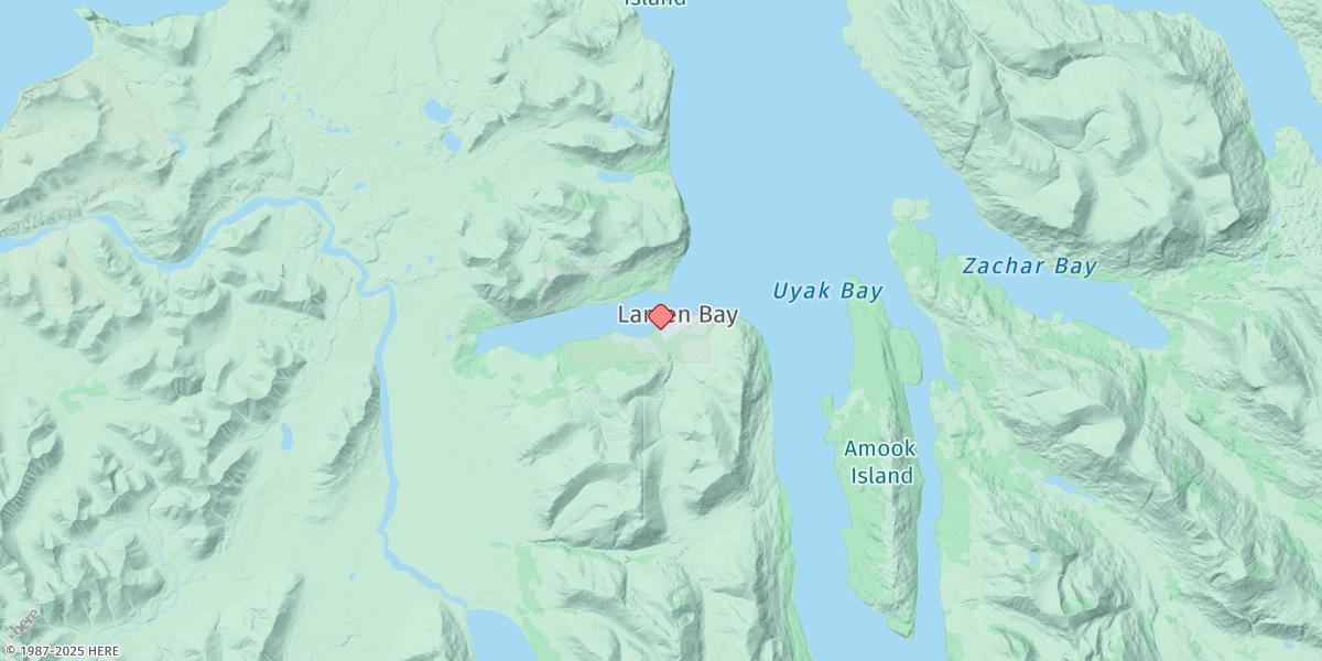 Map of Larsen Bay