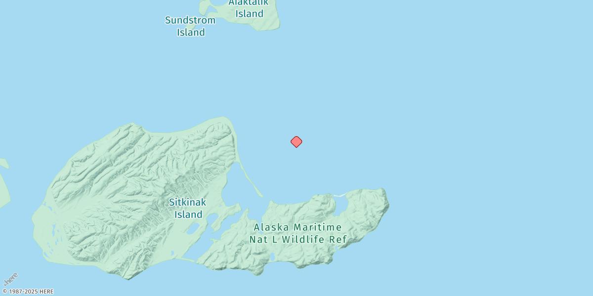Map of Geese Island Gps Tide Buoy