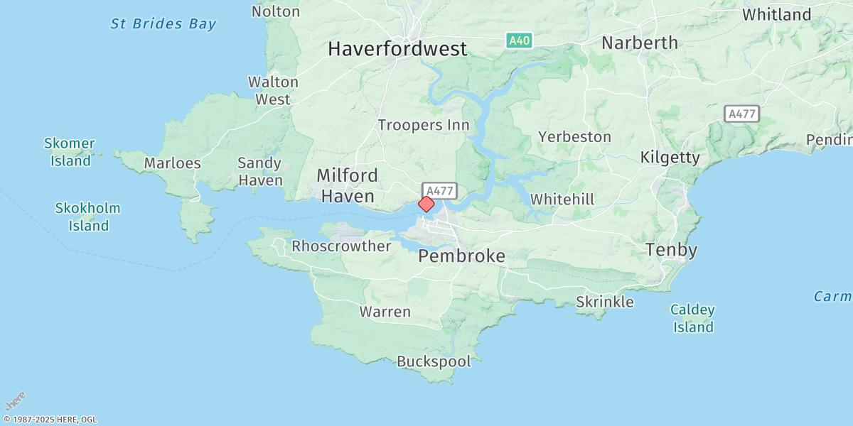 Map of Neyland