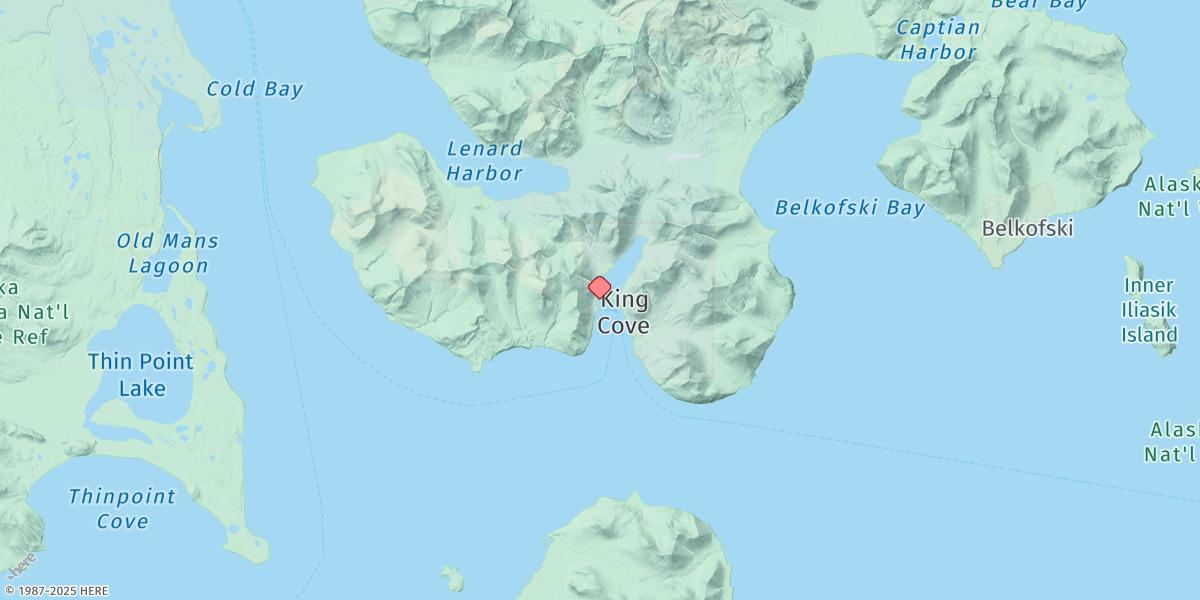 Map of King Cove