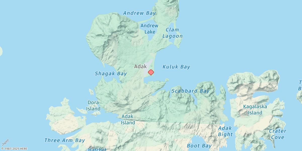 Map of Sweeper Cove, Kuluk Bay