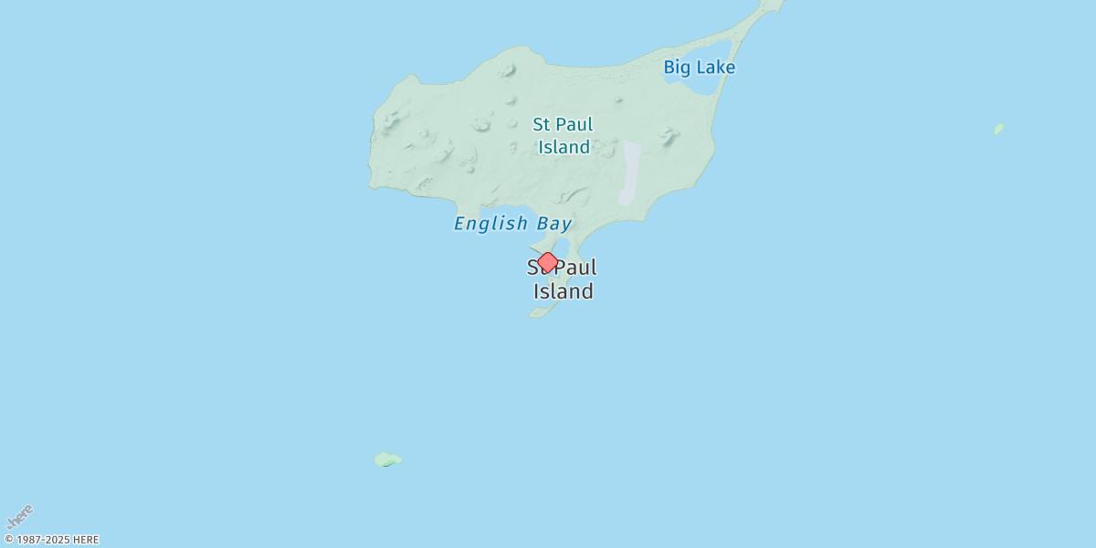 Map of Village Cove, St. Paul Island