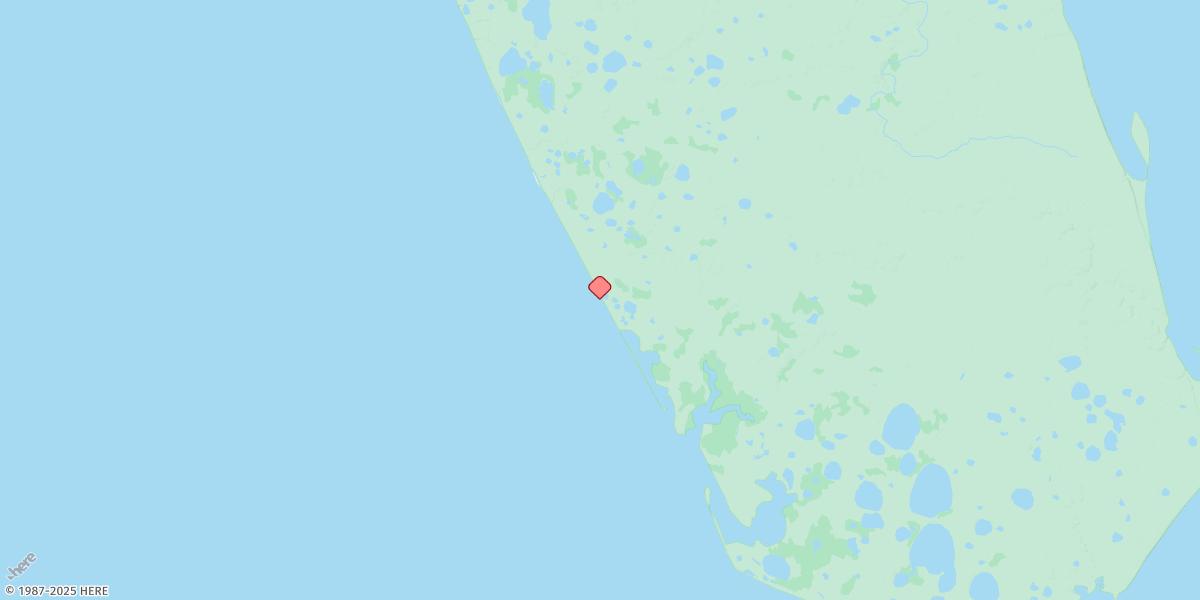 Map of Cape Constantine, Nushagak Penninsula