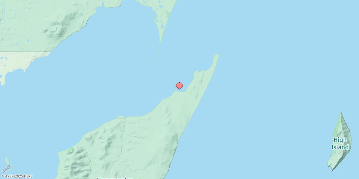 Map of Hagemeister Island (North End)