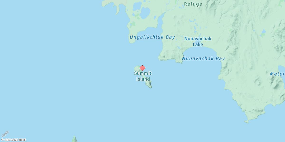 Map of Summit Island, Ne Side, Togiak Bay