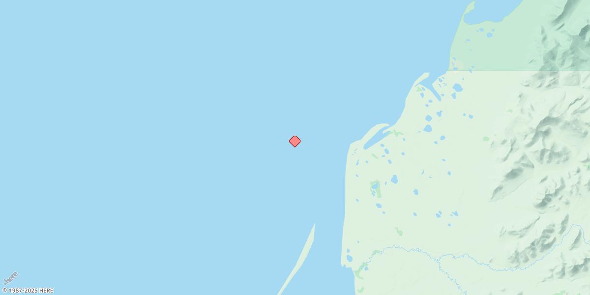 Map of Carter Bay, Kuskokwim Bay