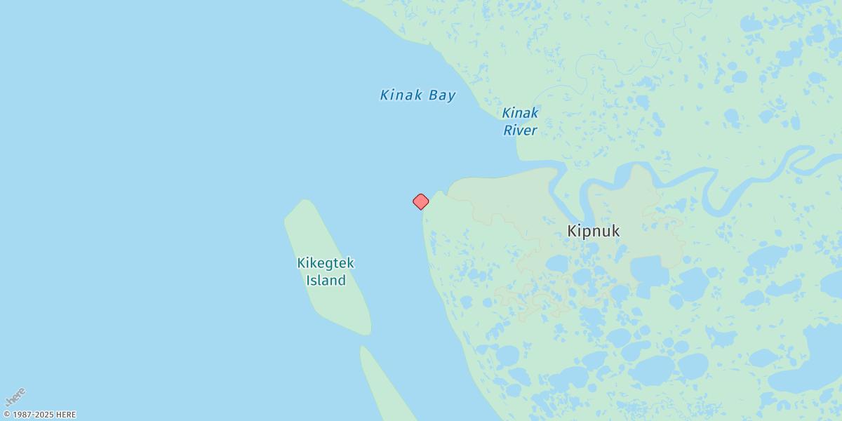 Map of Kinak Bay