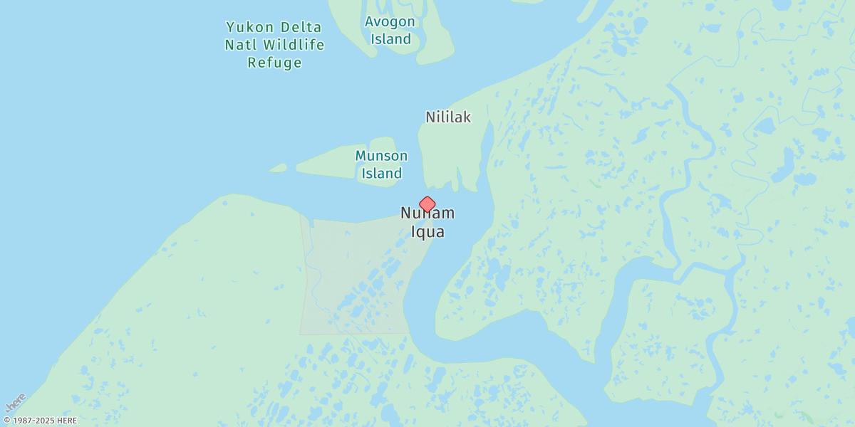 Map of Nunam Iqua (Sheldon Point)