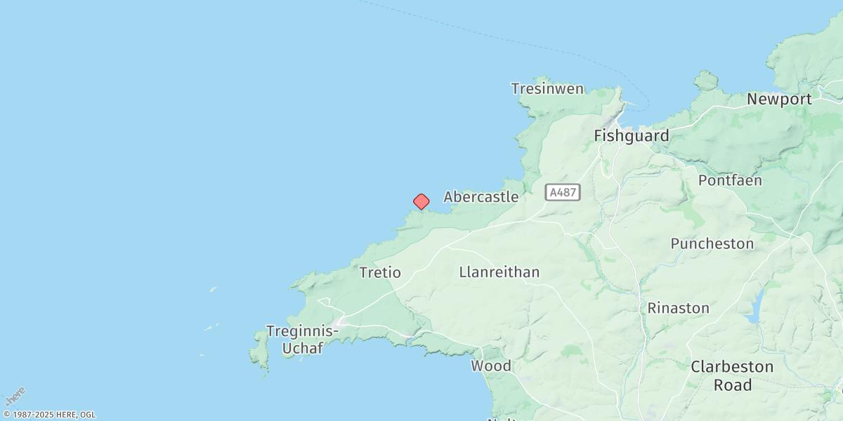 Map of Porthgain