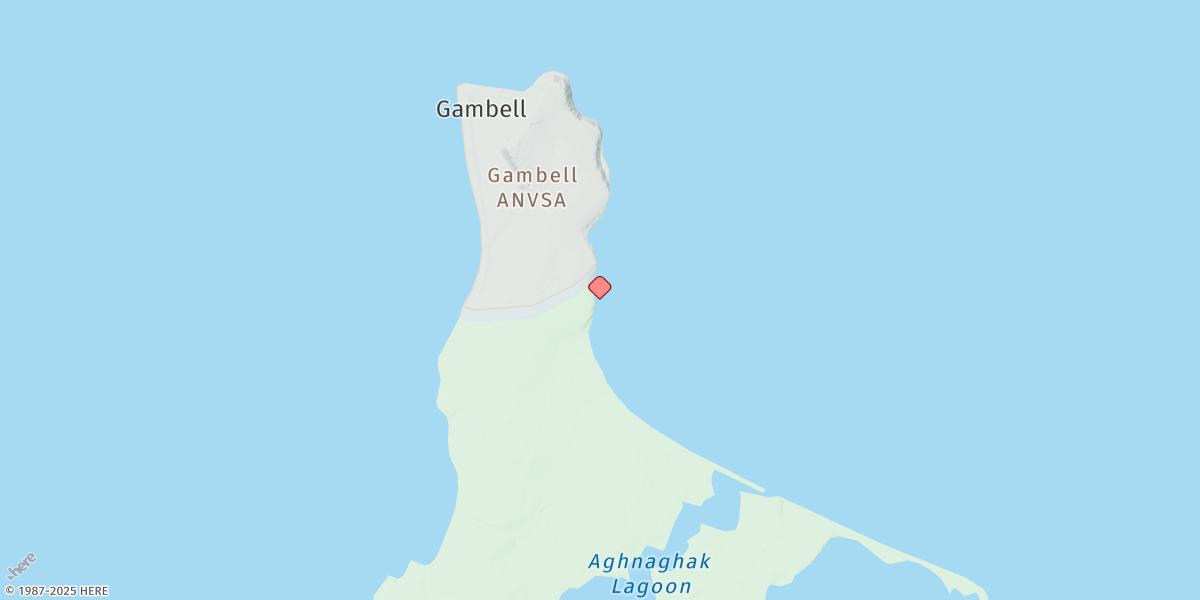 Map of Akeftapak, St. Lawrence Island