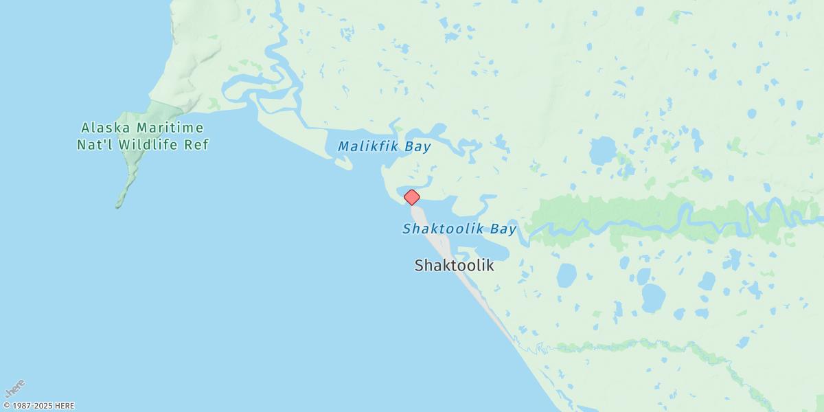 Map of Shaktoolik