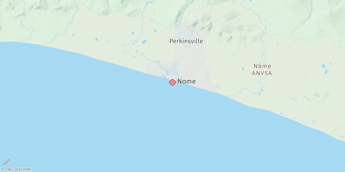 Map of Nome