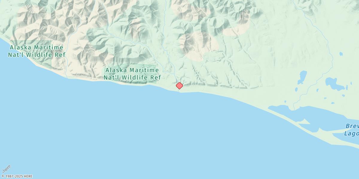 Map of Lost River, Seward Peninsula