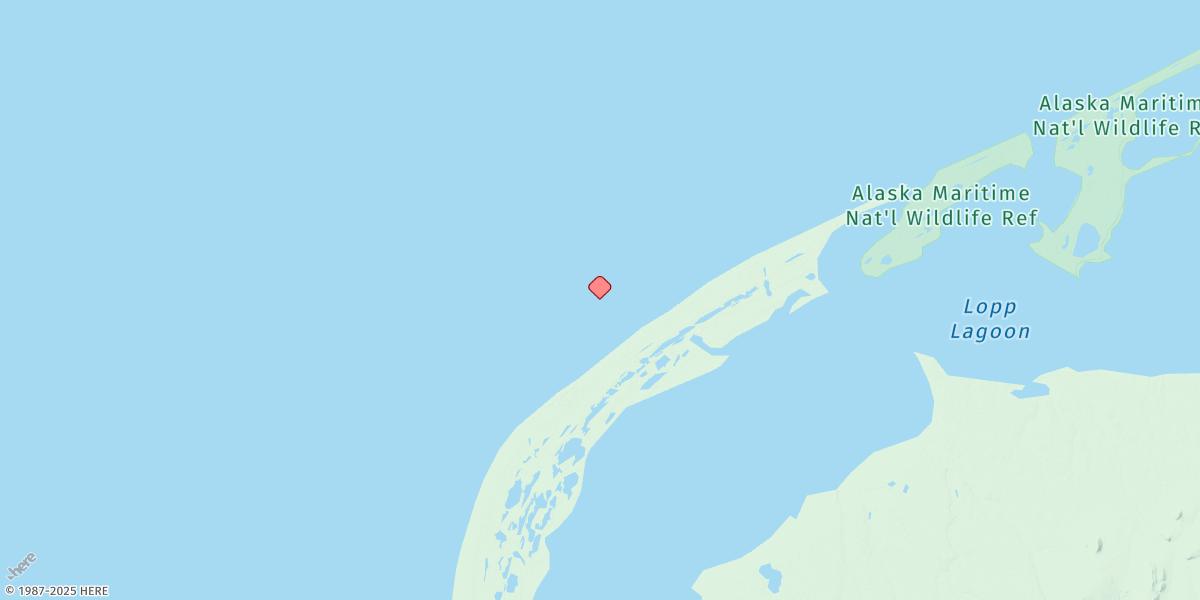 Map of Outside Lopp Lagoon