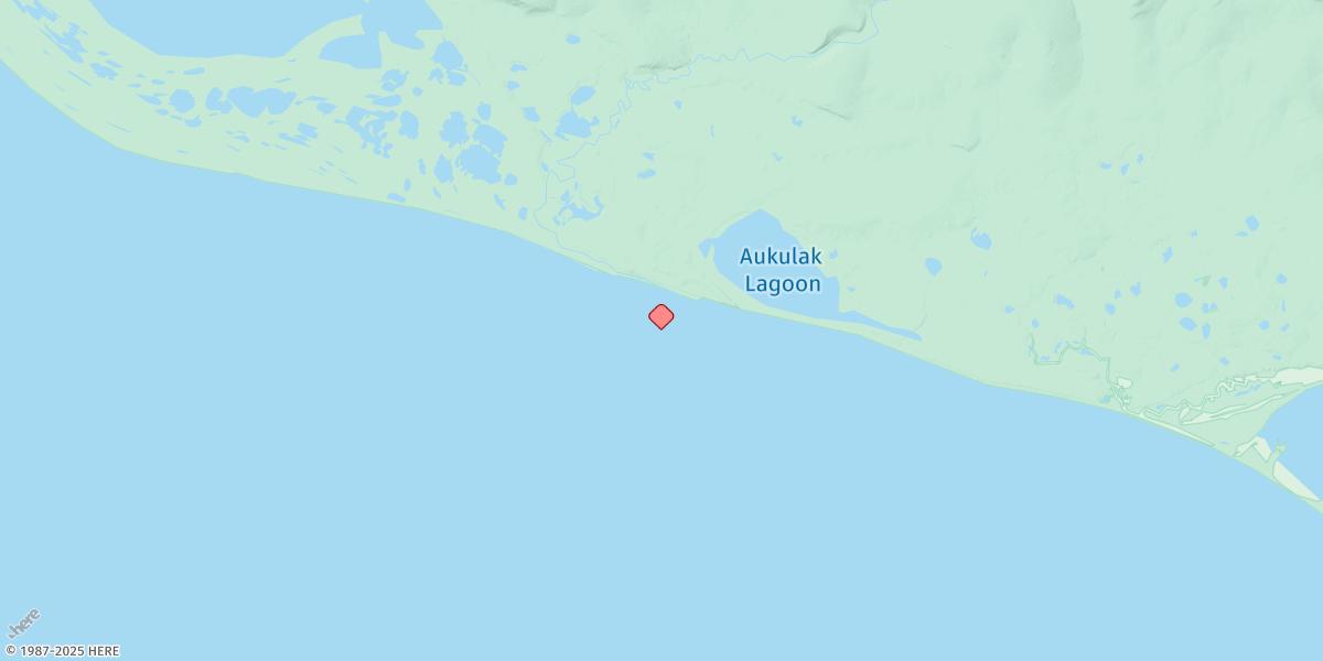 Map of Cape Krusenstern