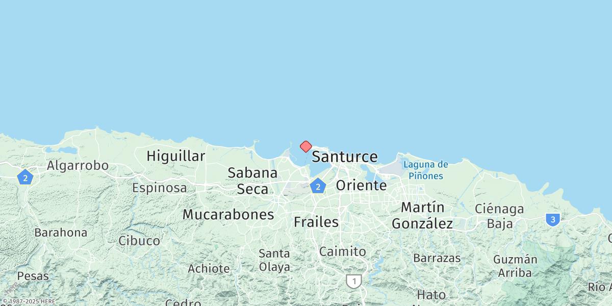 Map of San Juan