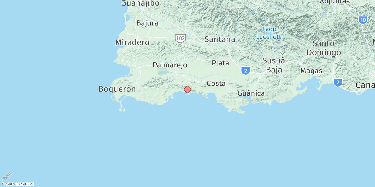 Map of Magueyes Island
