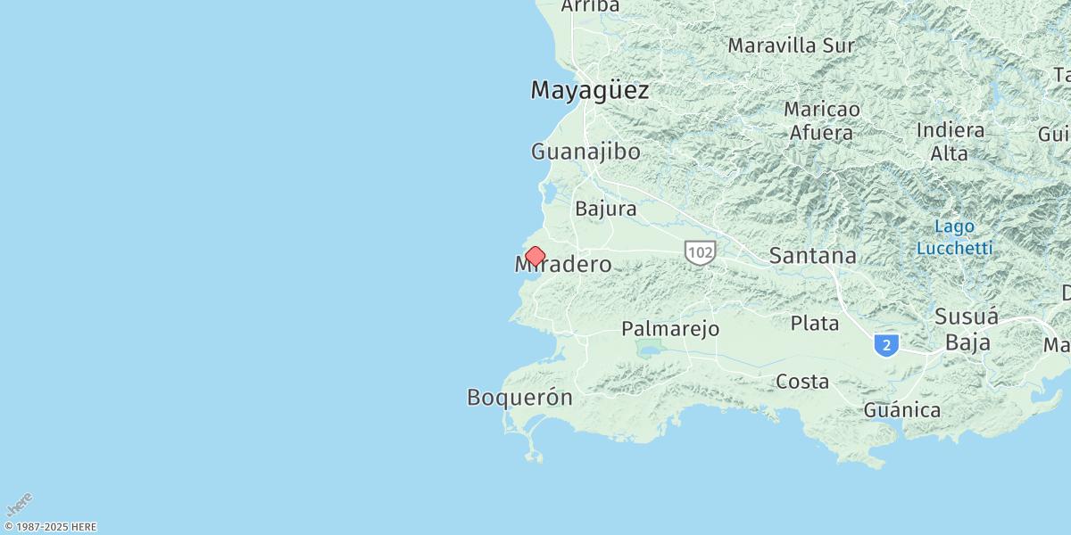 Map of Puerto Real