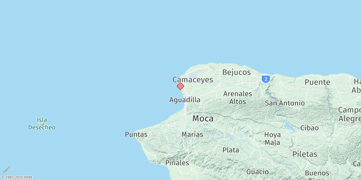 Map of Aguadilla