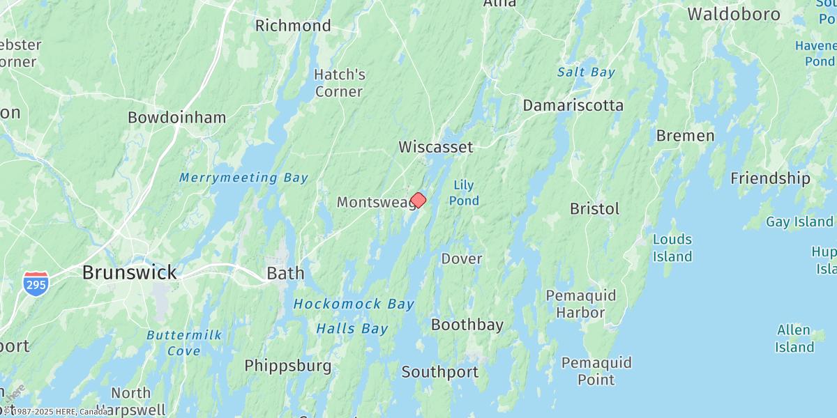 Map of Back River
