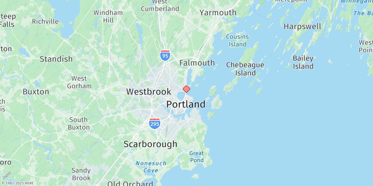 Map of Back Cove