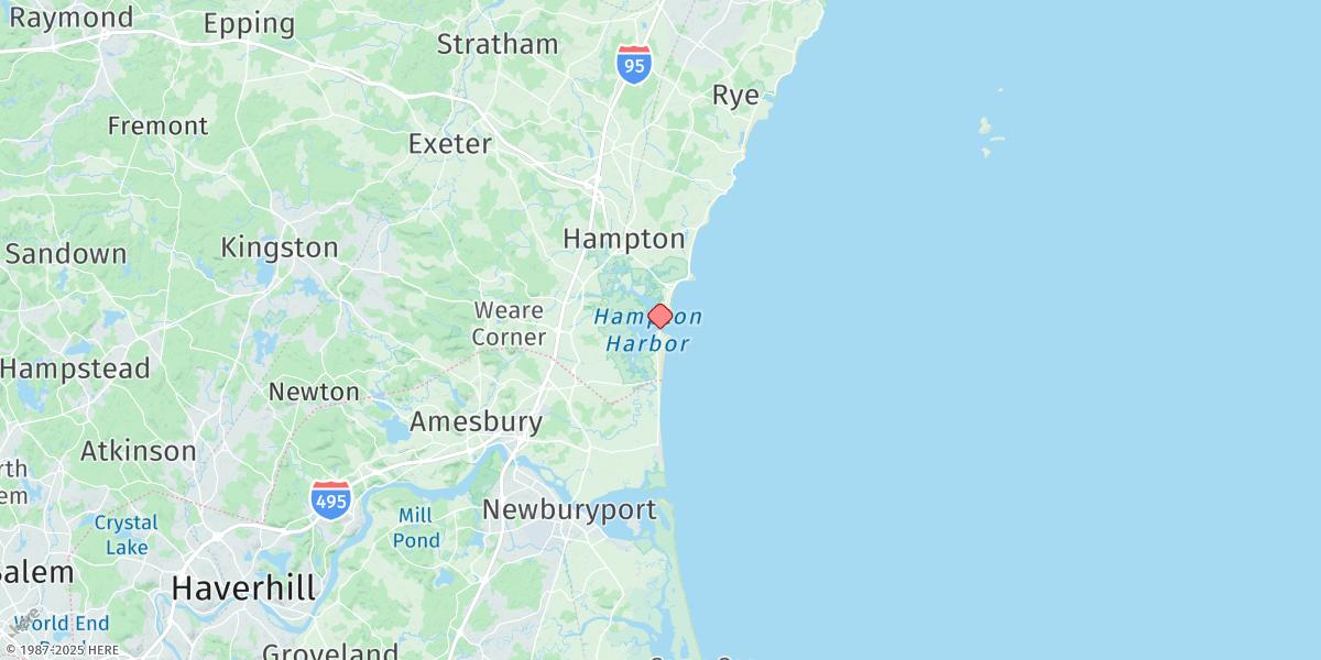 Map of Hampton Harbor