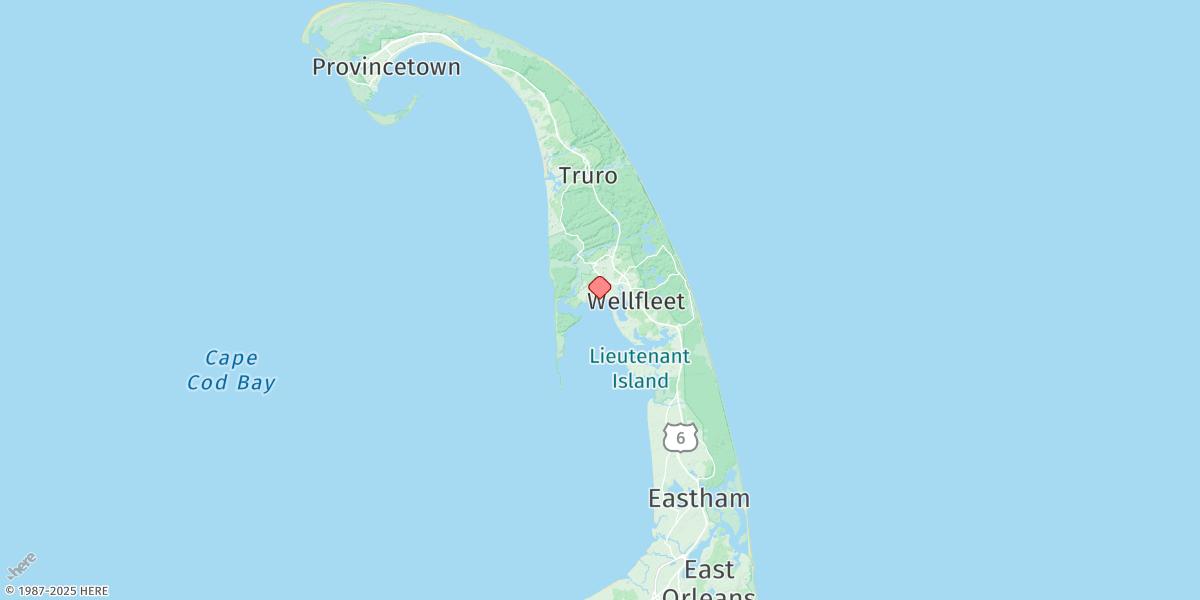 Map of Wellfleet