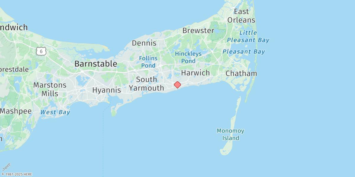 Map of Dennisport