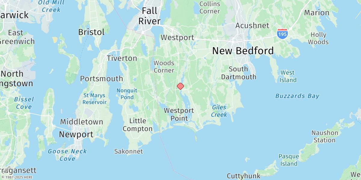 Map of Hix Bridge, East Branch