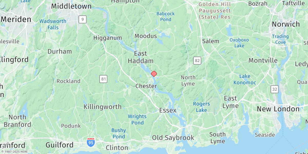 Map of Hadlyme