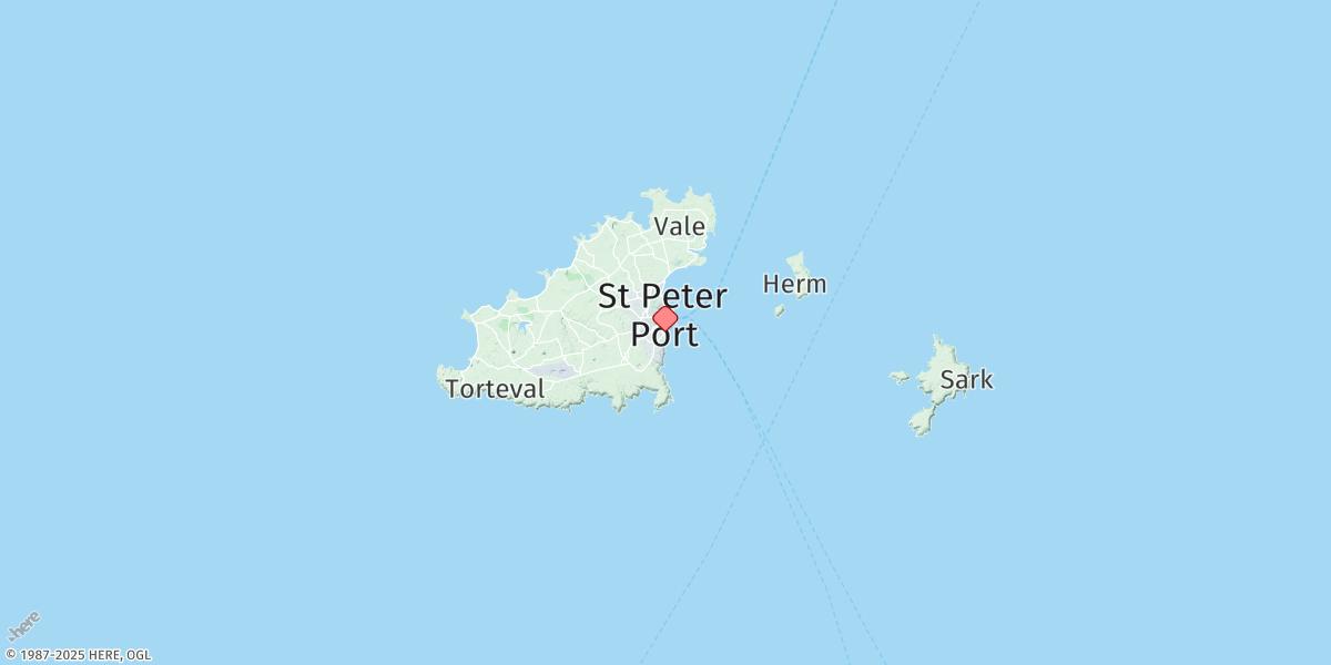 Map of St. Peter Port
