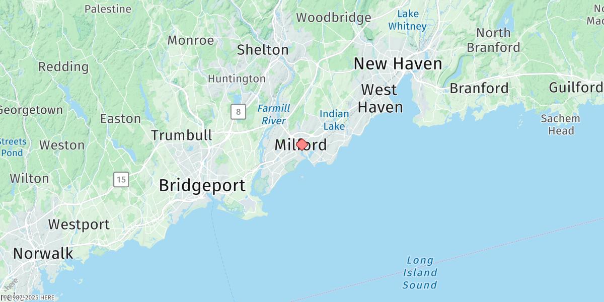 Map of Milford Harbor