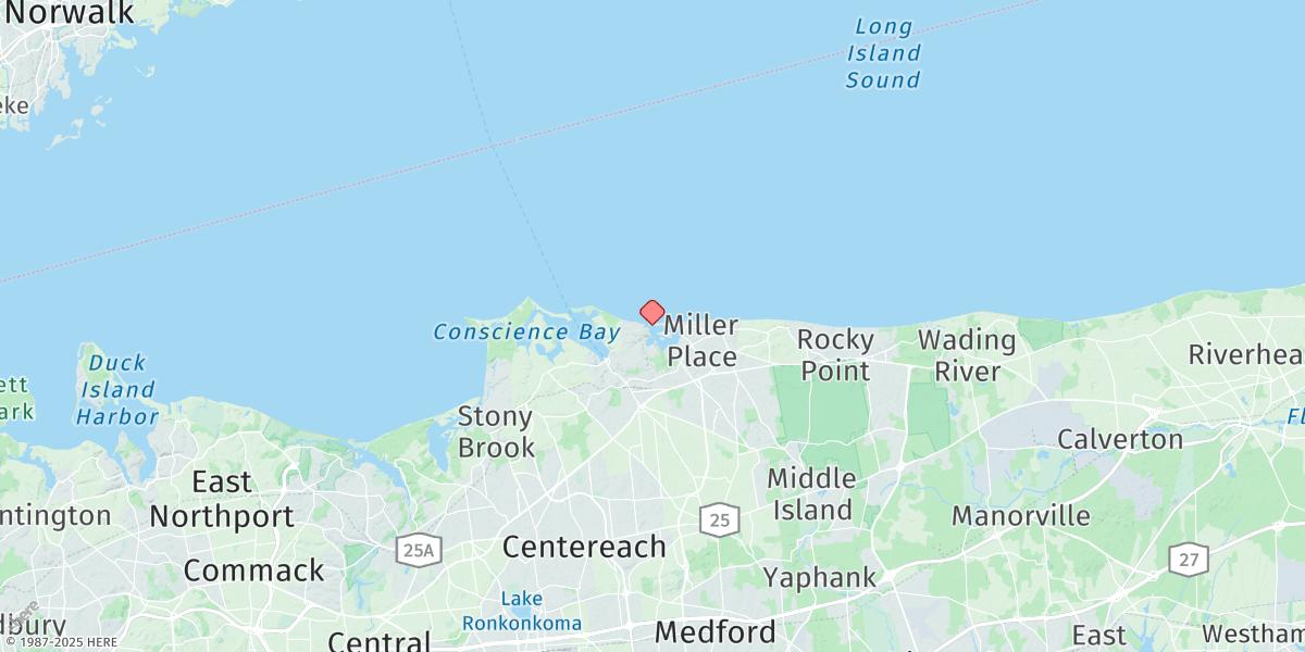 Map of Mount Sinai Harbor