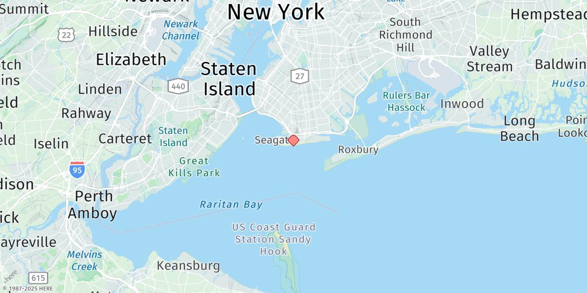Map of Coney Island