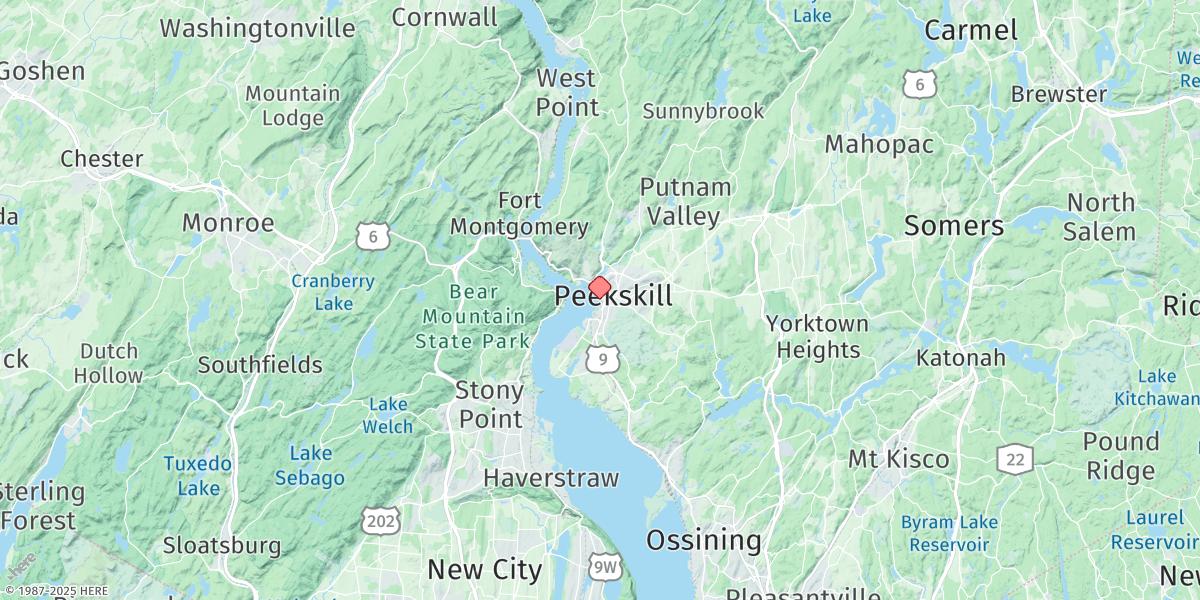Map of Peekskill
