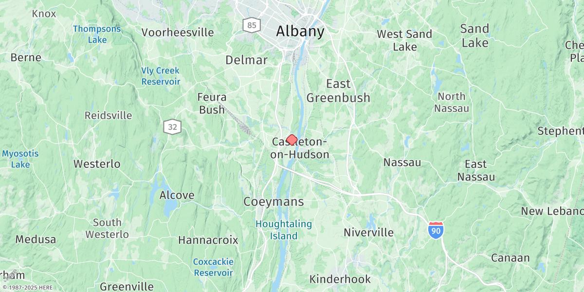 Map of Castleton