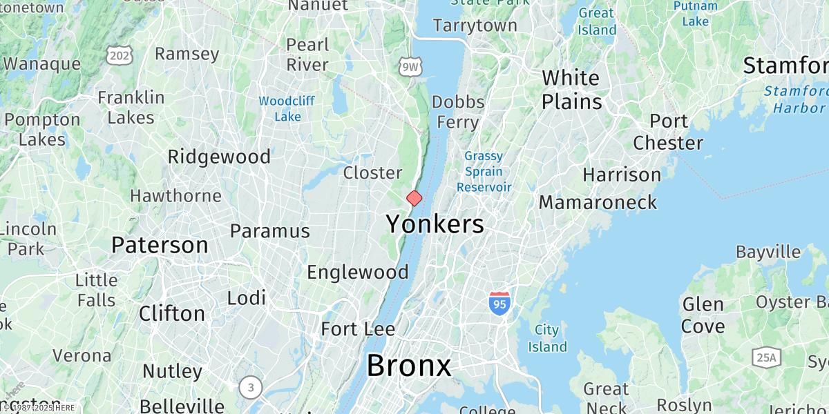 Map of Alpine, N.j.