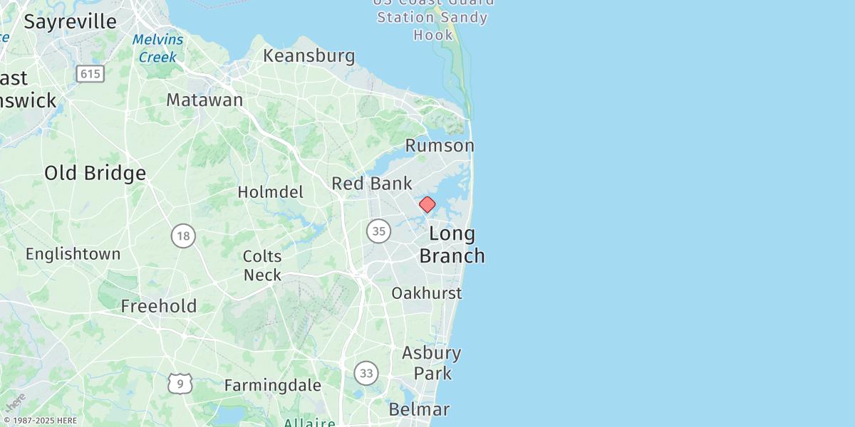 Map of Gooseneck Point, Bridge