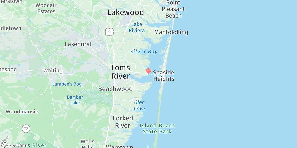 Map of Coates Point