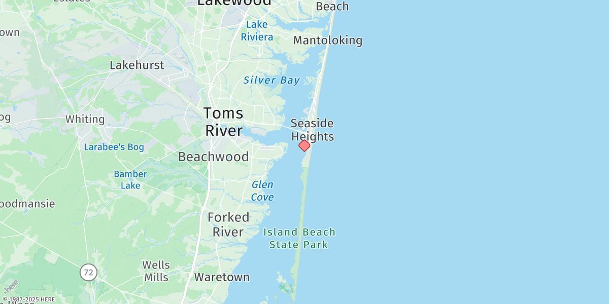 Map of Seaside Park