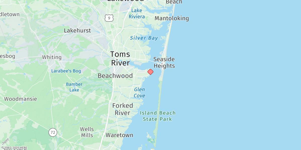 Map of Barnegat Pier