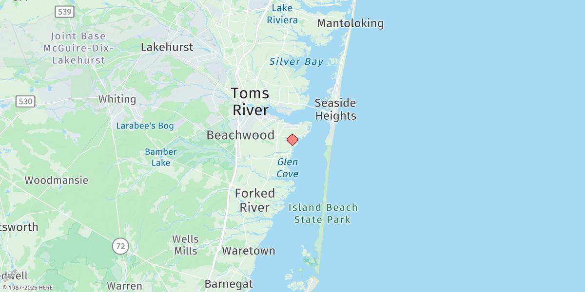 Map of Sloop Creek