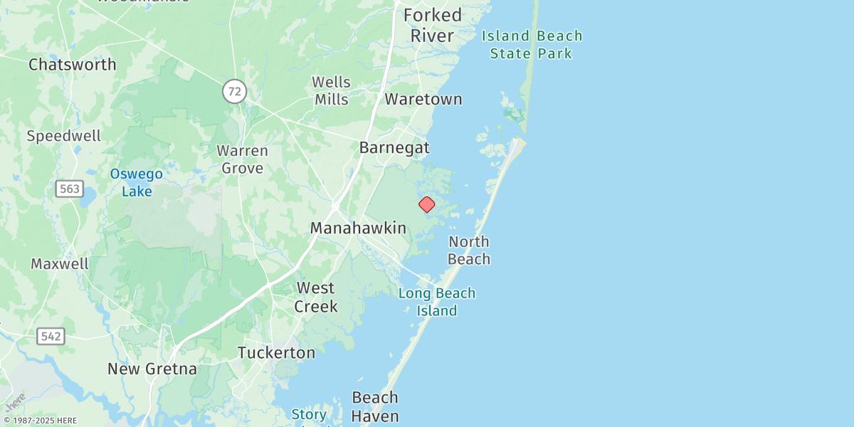 Map of Flat Creek
