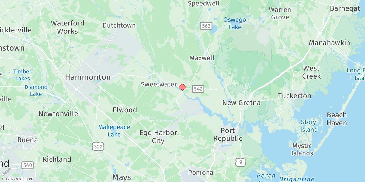 Map of Green Bank