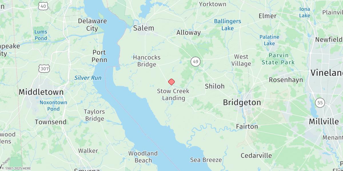 Map of Canton, Stow Creek, N.j.