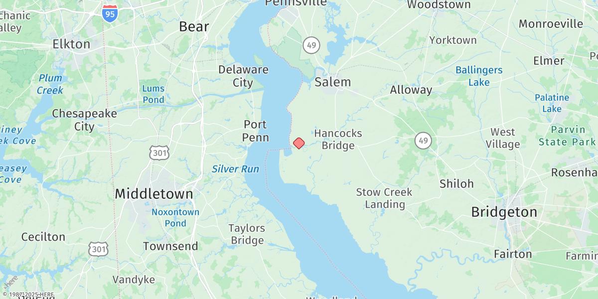 Map of 0.8 N.mi. Above Entrance