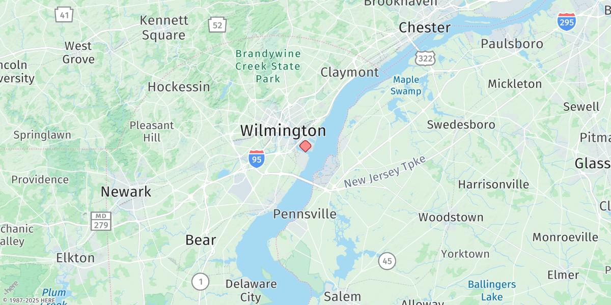 Map of Wilmington Marine Terminal